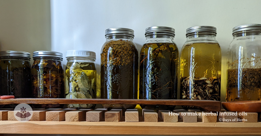如何自製香藥草浸泡油