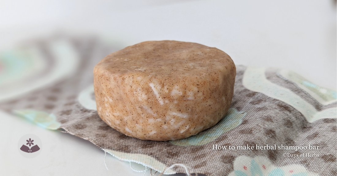 如何製作香草洗髮餅