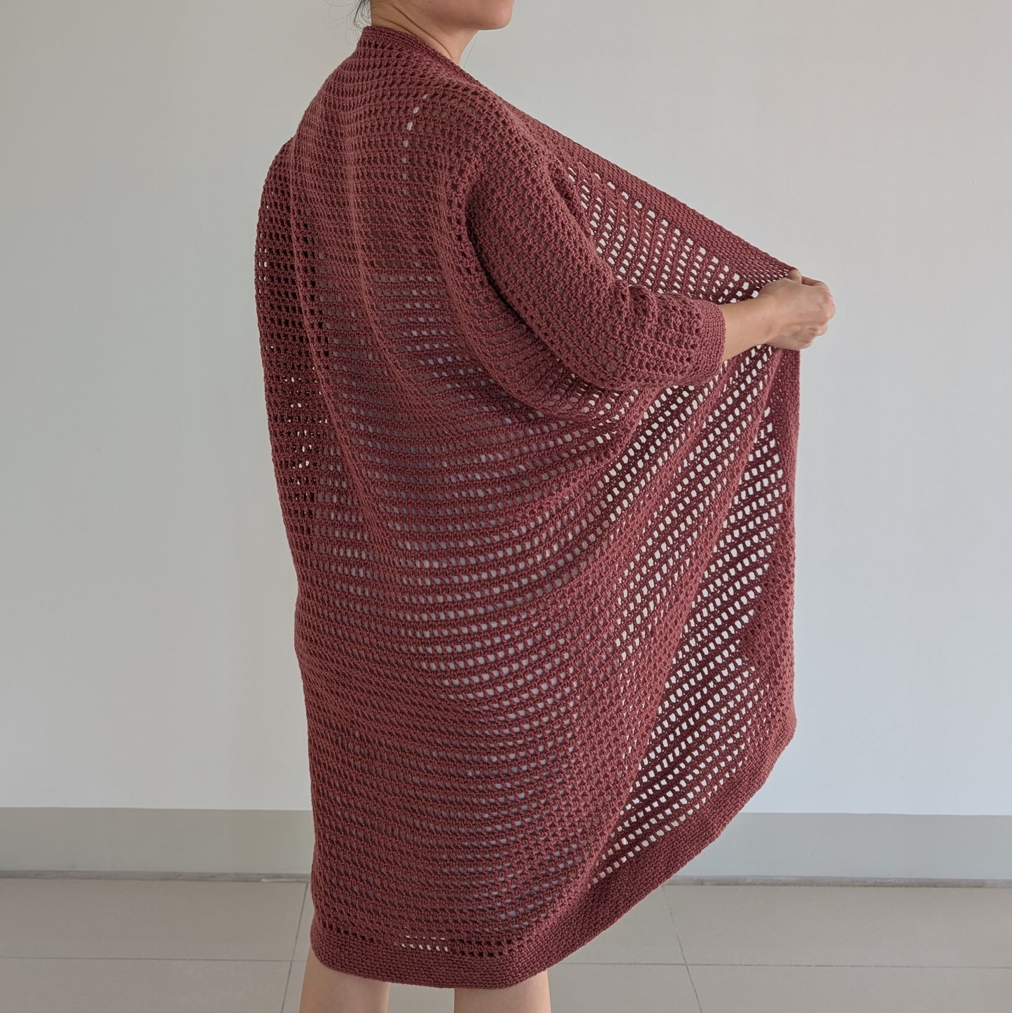 Long Komorebi Cardigan