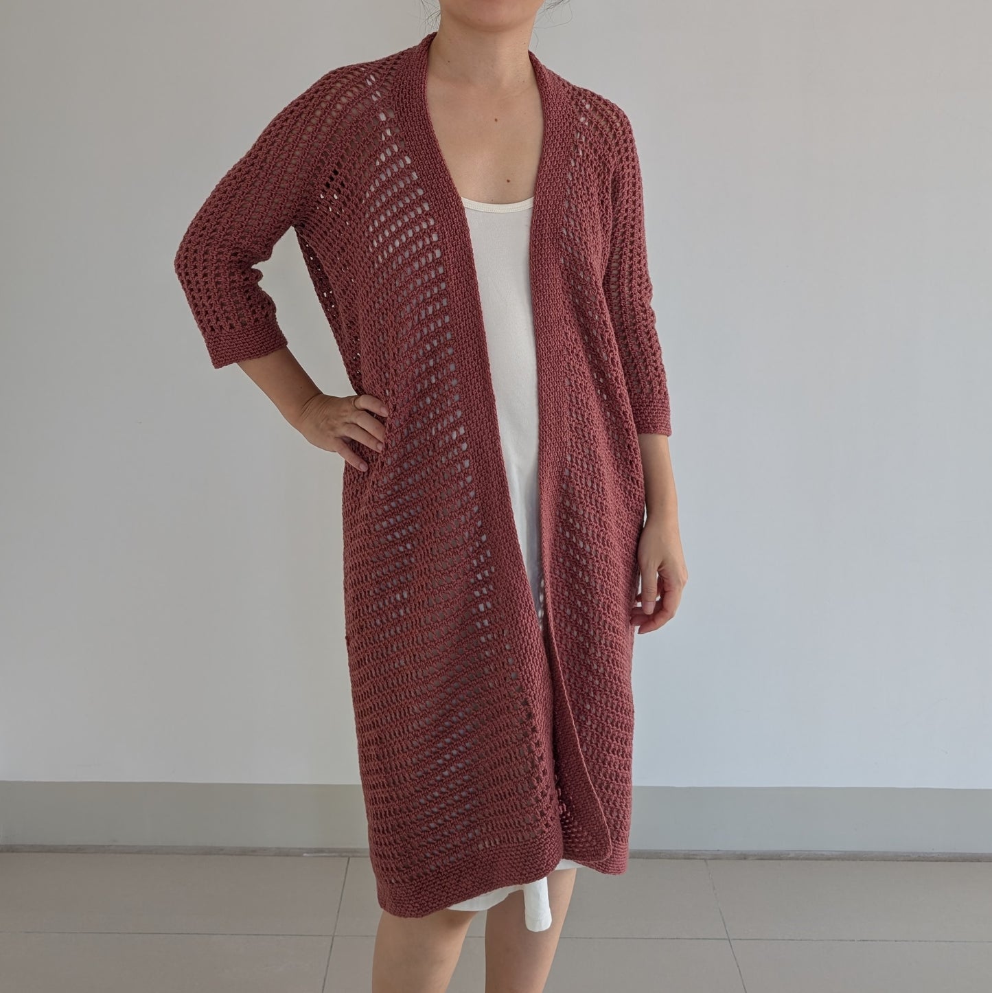 Long Komorebi Cardigan